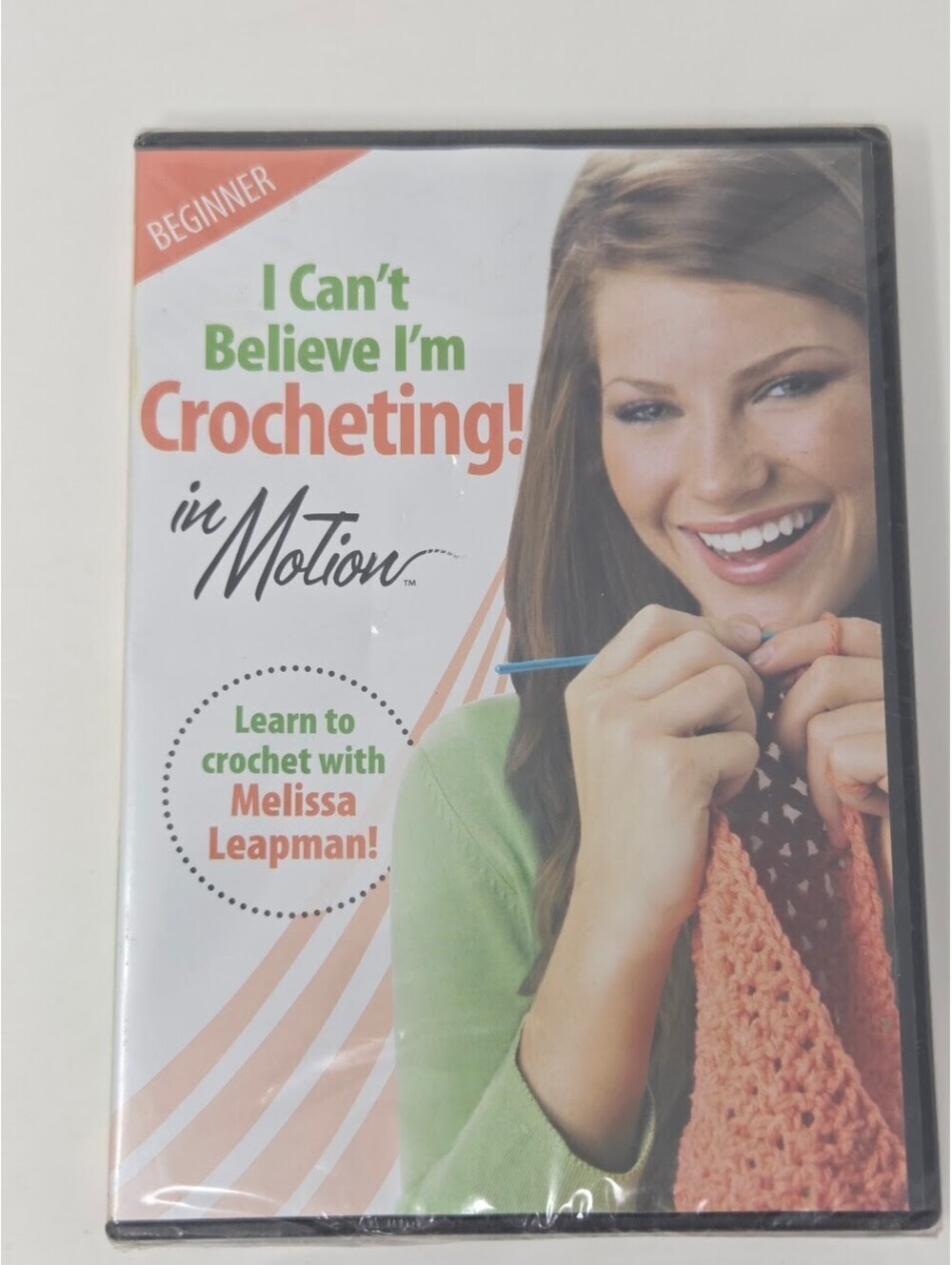 I Can't Believe I'm Crocheting In Motion DVD Melissa Leapman Beginner New Sealed